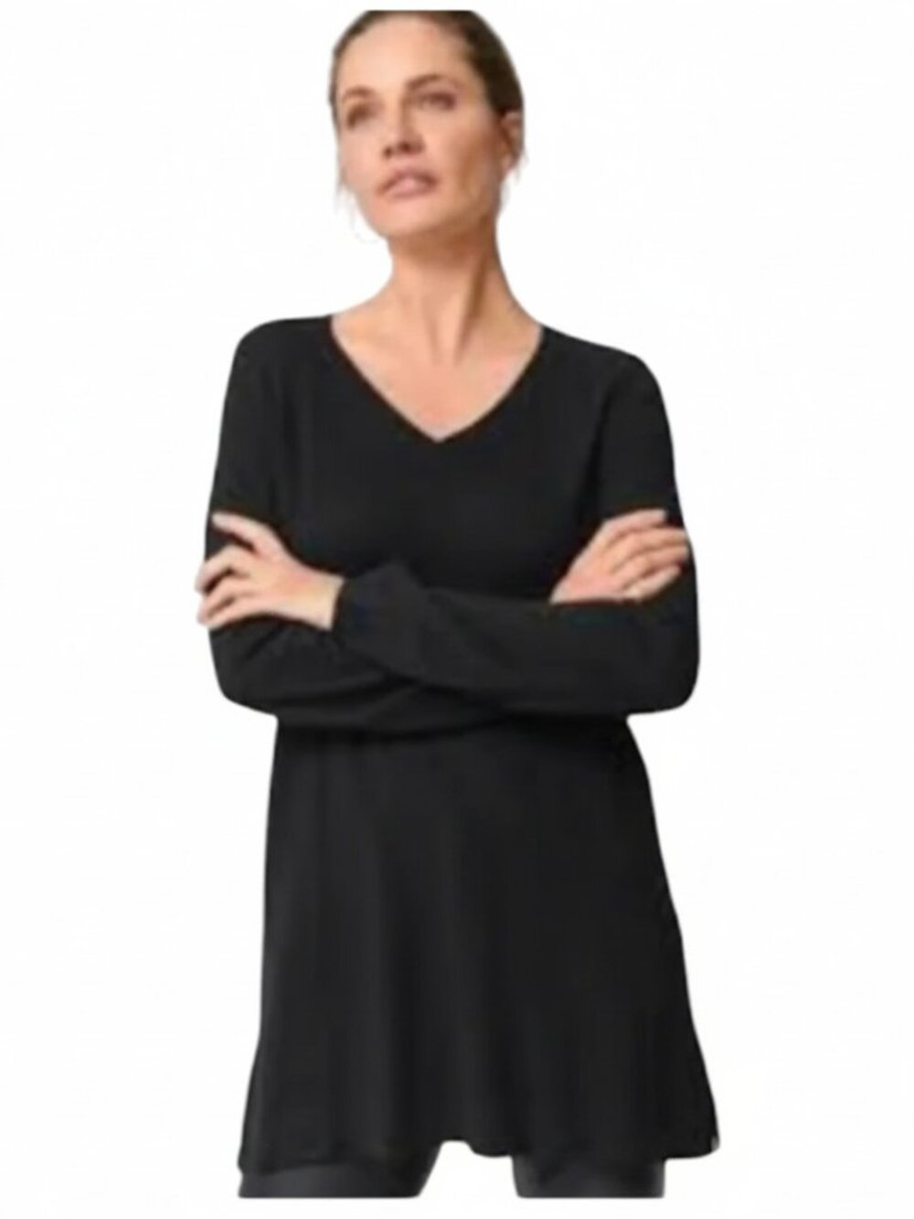 Saks V-Neck Cashmere Sweater